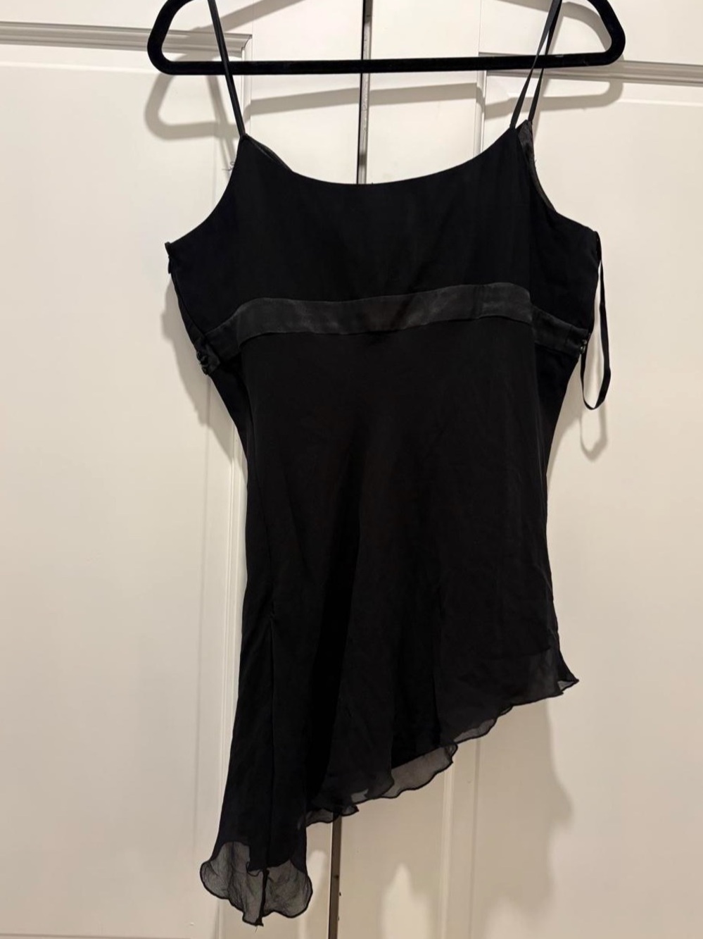 Beaded Silk Black Top Spenser Jeremy - Picture 3 of 3